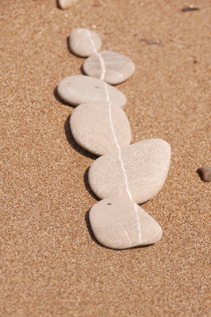 石头，海滩，线，石头，沙，美丽，休息