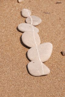 石头，海滩，线，石头，沙，美丽，休息