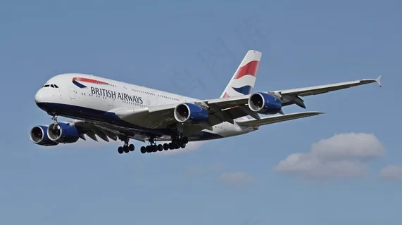 空中客车,着陆,英国航空,机场,喷气机,飞机 空中客车,着陆,英国航空,机场,喷气机,飞机
