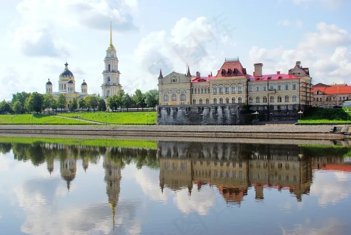 雷宾斯克，伏尔加河，市中心，纪念碑