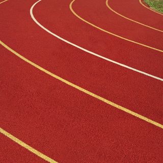 泥径，车道，运动，跑步，活跃，健身