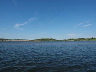 湖，水，蓝色，天空