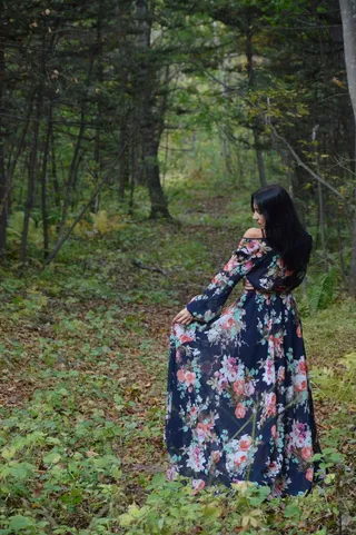 森林，女巫，森林童话，自然，女孩，绿党