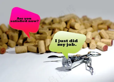 软木，开瓶器，许多，桩，说，工作，作业