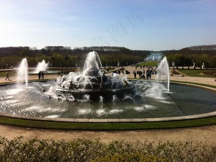 喷泉，水，建筑，溅，流，喷雾