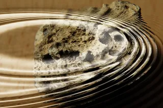 波，水，石头，结构，背景，纹理