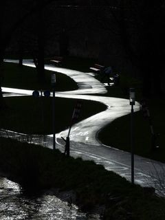 自行车道，自行车道网，街道，道路网