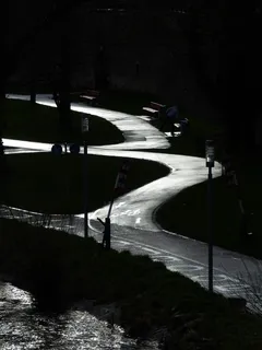 自行车道，自行车道网，街道，道路网