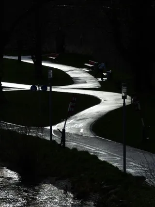 自行车道，自行车道网，街道，道路网