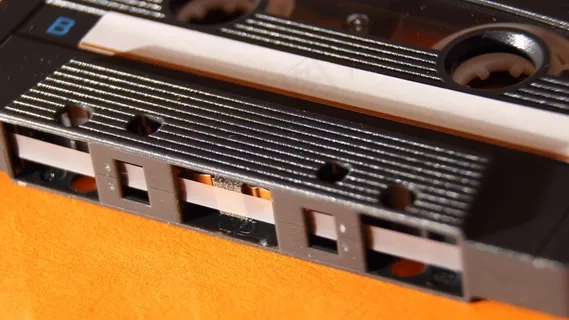 盒式磁带，盒式磁带，音乐，磁环，细节