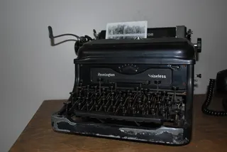 古董，老式打字机，机械