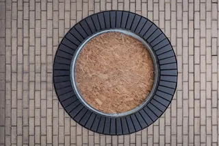 圆形，圆形，路面，地板，地面，瓷砖，砖头