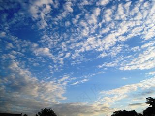 云团，传播，辐射，白色，植绒，明亮，天空