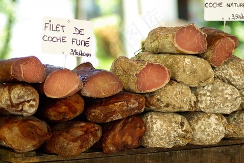 熟食，香肠，市场