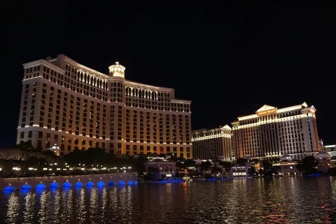 贝拉吉奥,拉斯维加斯,内华达州贝拉吉奥喷泉 贝拉吉奥,拉斯维加斯,内华达州贝拉吉奥喷泉