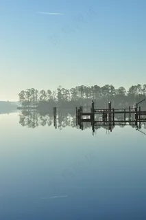 湖，反射，北卡罗莱纳州，江，水，景区