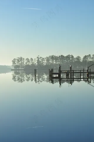 湖，反射，北卡罗莱纳州，江，水，景区