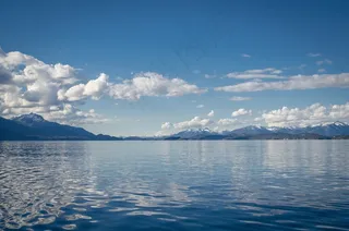 湖，镜子，水，亮度，反射，天空