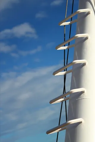 楼梯，出现，逐渐，上升，头，舰船，铁