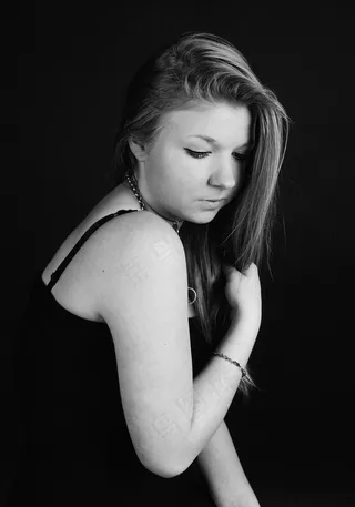 女孩，一，样本，工作室拍摄，优雅，不错，时尚