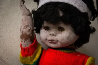 流行音乐，英格，丑陋，头，她，头皮头发，令人毛骨悚然，儿童