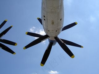 螺旋桨，An-22，飞机，双引擎，发动机，动力