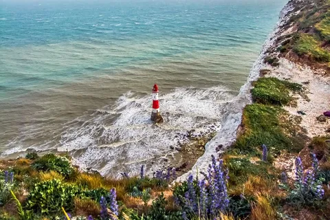 滩头，灯塔，美国