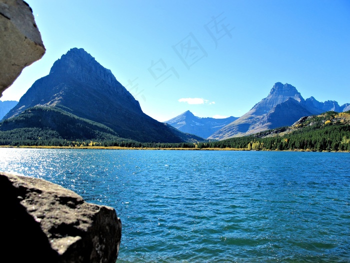 沃特顿湖，艾伯塔省，加拿大洛矶山脉