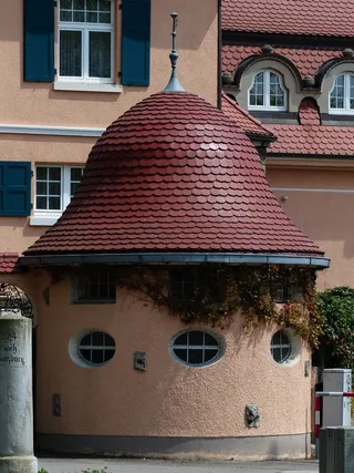 塔，圆形建筑，架构，屋顶，红色，屋面