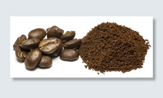 咖啡，豆类，咖啡粉，棕色，咖啡因