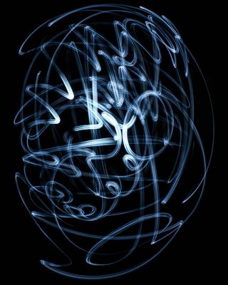 绘画，手电，夜景，油漆灯