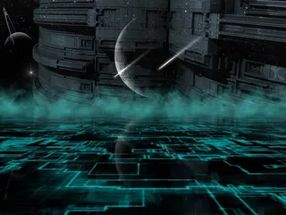 行星，太空飞船，电子，太空，太空服