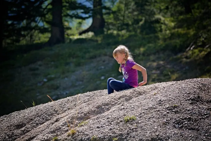 人，人类，儿童，女孩，沙丘，自然，出