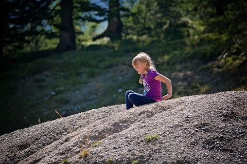 人，人类，儿童，女孩，沙丘，自然，出