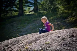 人，人类，儿童，女孩，沙丘，自然，出