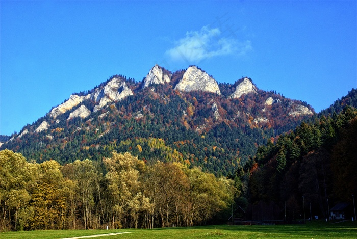 Pieniny，Dunajec，三冠王，秋天的落叶