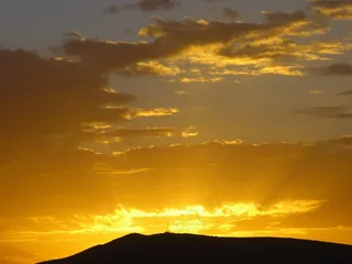 日落，太阳，金，心情，阳光，Abendstimmung，天空