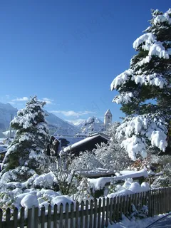圣芒塔,菲森,冬天,雪魔术 圣芒塔,菲森,冬天,雪魔术