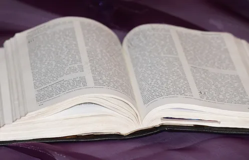 圣经，书，阅读，字体