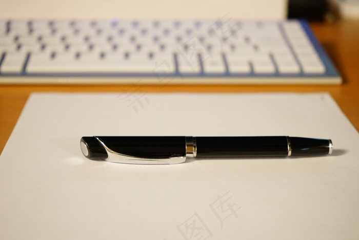 钢笔，办公室，工作，填充物，笔，苦力，纸