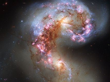 天线星系,NGC 4038,NGC 4039 天线星系,NGC 4038,NGC 4039