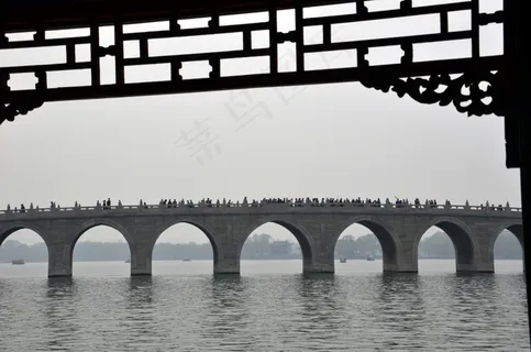 桥，湖，水，Web，景观，自然，蓝色