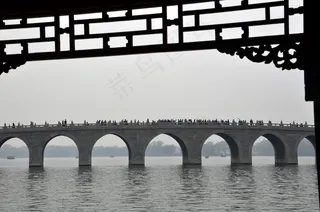 桥，湖，水，Web，景观，自然，蓝色