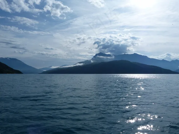 风景，自然，湖泊，早晨，天空，山