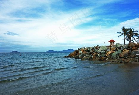 海岸，海岸，海洋，水，旅行，天空，地平线