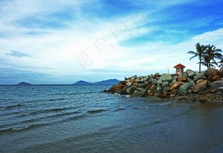 海岸，海岸，海洋，水，旅行，天空，地平线