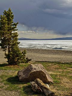 黄石国家公园，怀俄明州，黄石湖