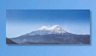 山，高峰，高峰，首脑会议，意见，高，遥远