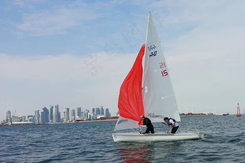 帆船，竞速，竞争，女性，女性，船只