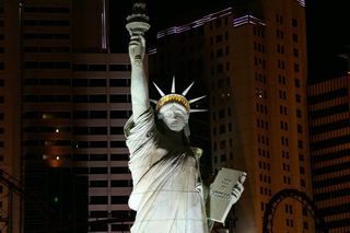 自由女神像，拉斯维加斯，纽约酒店，内华达州